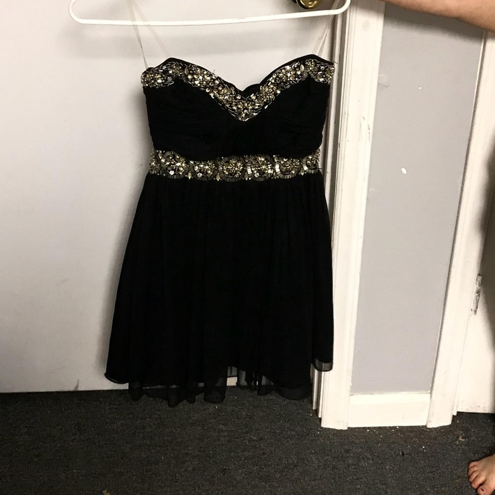 Short black dress